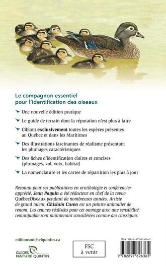 Oiseaux du Québec et des Maritimes (cart.) – Guide d’identification illustré